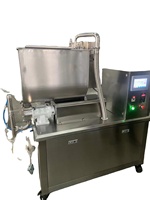 Remplisseuse rotative semi-automatique pour boissons, sacs en verre, acier inoxydable, capacité de 100 L avec trémie de mélange et d'agitation