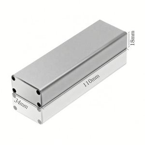 Aluminum Extruded Enclosure Wall Mounted Electrical Case Split Body Sandblasting Extrusion PCB Project <b>Box</b> IP54 Protection <b>Metal</b> - Product Image 2