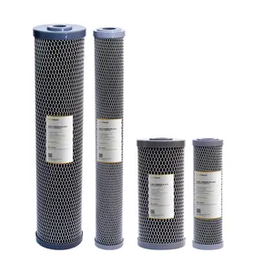 Chloramines Removal Filter 10 Inch Cto Compressed Activated Carbon Post Front Filter Cartridge