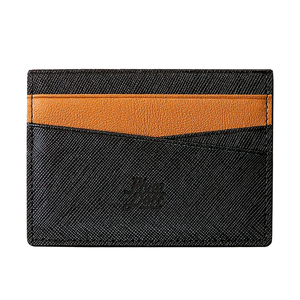 Korean Saffiano Genuine Leather MA2 <b>Slim</b> <b>Card</b> <b>Holder</b> Wallet Minimalist Business <b>Card</b> Case Ultra Thin Lightweight Pocket Design - Product Image 2