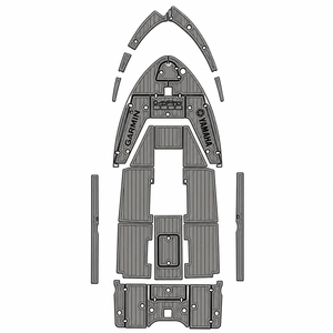 Kit Tappetino in Schiuma EVA per Console Centrale Barca Mako 21LTS, Pavimentazione Marina Antiscivolo con Area per Logo Personalizzato - Product Image 3