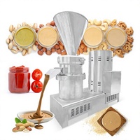Moulin Colloïdal Industriel Automatique MY pour Tahini, Broyeur de Noix, Machine à Sauce Beurre de Cacahuète à Usage Commercial