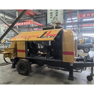 JIUHE Trailer <b>Mounted</b> Portable Stationary Mini Concrete Pumps Diesel Concrete Pump for Sale - Product Image 6