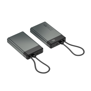 เครื่องชาร์จพกพา พาวเวอร์แบงค์ชาร์จเร็วขนาดเล็ก 22.5W ความจุ 20000mAh สีดำ |   ปลอดภัยสำหรับการเดินทาง พร้อมสายชาร์จ USB-C ในตัว - Product Image 2