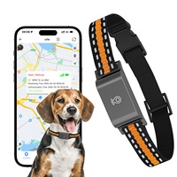 Localizador GPS 4G Mini Impermeable IP65 para Mascotas con Collar Antipérdida, Batería de >20h, Valla Electrónica, Historial de Rastreo, Compatible con iOS/Android