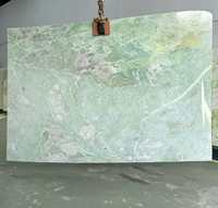Dalle de quartzite naturel Cristallo Mint poli à veines cristallines pour comptoir de cuisine, meuble-lavabo de salle de bain et projets muraux