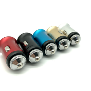 Mini Cargador de Coche de Aleación de Aluminio, Cargador de Coche Metálico de 2.4A, 12V-24V, 2 Puertos USB para Apple 15, Samsung S23 - Product Image 4