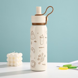 Vaso de Acero Inoxidable 316 de Gran Capacidad, Nuevo, Portátil para Estudiantes, de Doble Pared, con Atractivo Diseño - Product Image 3