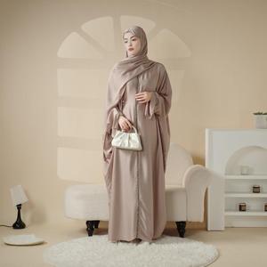 Vendita calda di lusso Abaya Dubai con abbinamento Hijab Set eleganti <span class=keywords><strong>vestiti</strong></span> <span class=keywords><strong>musulmani</strong></span> donne Abito - Product Image 2