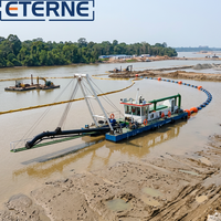 Pompa Pasir Hidrolik Modular Terpisah untuk Reklamasi Lahan, Kapasitas Tinggi, Bertenaga Diesel 14 Inci, Langsung dari Pabrik