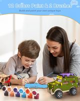5 juegos de rompecabezas 3D de madera, kits de modelos de coches, juguetes de ciencia e ingeniería, kits de ciencia, kits STEM para niños