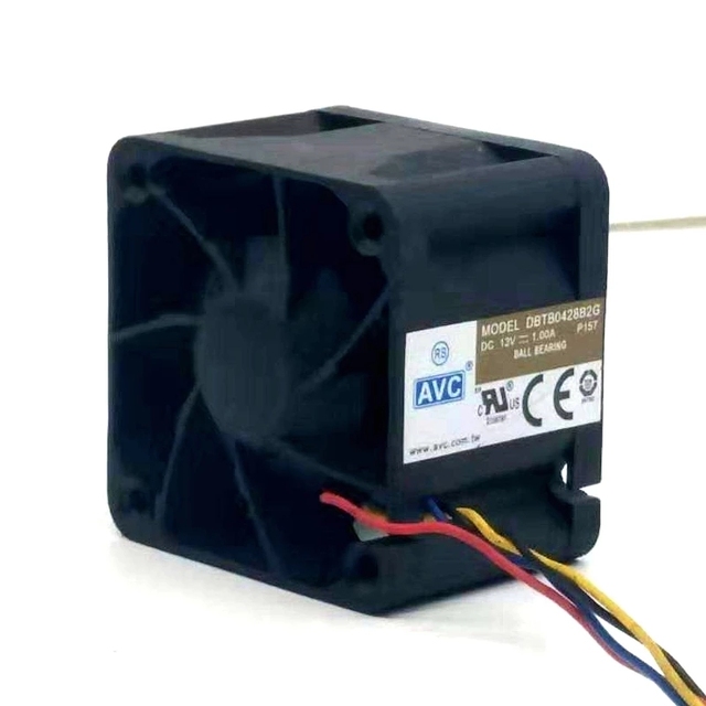 40mm Powerful Cooling Fan for 4028 12V 1A DBTB0428B2G High- Speed Server Fans 404028mm Dual Ball Bearing 4-wire Pwm Fan