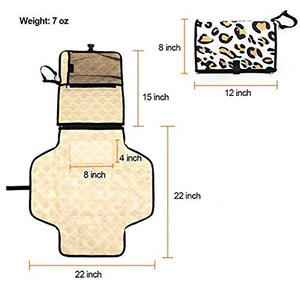 ED0228 station de <span class=keywords><strong>matelas</strong></span> <span class=keywords><strong>à</strong></span> <span class=keywords><strong>langer</strong></span> portable pour bébé <span class=keywords><strong>tapis</strong></span> imprimé léopard oem chine vente en gros <span class=keywords><strong>matelas</strong></span> <span class=keywords><strong>à</strong></span> <span class=keywords><strong>langer</strong></span> étanche - Product Image 3