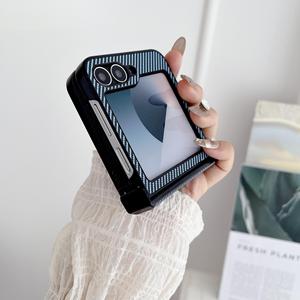 Étui de téléphone portable en cuir PU de luxe avec anneau magnétique antichoc, design étoile, pour Z Flip6/Z Fold4-6 Motorola <span class=keywords><strong>Poco</strong></span> - Product Image 4