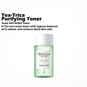 תה-trica tureifying טונר oem ייצור עור התה קוריאני עץ אנטי אקנה אנטי פנים טונר פנים לאקנה ולבקרה - Product Image 3