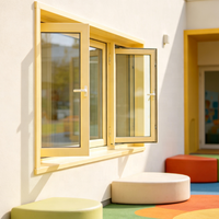 Fenêtres coulissantes horizontales en FRPU extrudé, double vitrage, insonorisées, en polyuréthane renforcé de fibres de verre