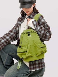 TOUGH SLHS Unisex <b>Nylon</b> Softback <b>Backpack</b> 20-37L Waterproof Zipper Closure Travel Casual Daily Use - Product Image 5