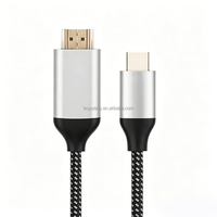 Câble USB Type-C 3.1 tressé plaqué or OEM/ODM, réversible, amplificateur vidéo 4K pour voiture, ordinateur, lecteur DVD, caméra - Vente Flash