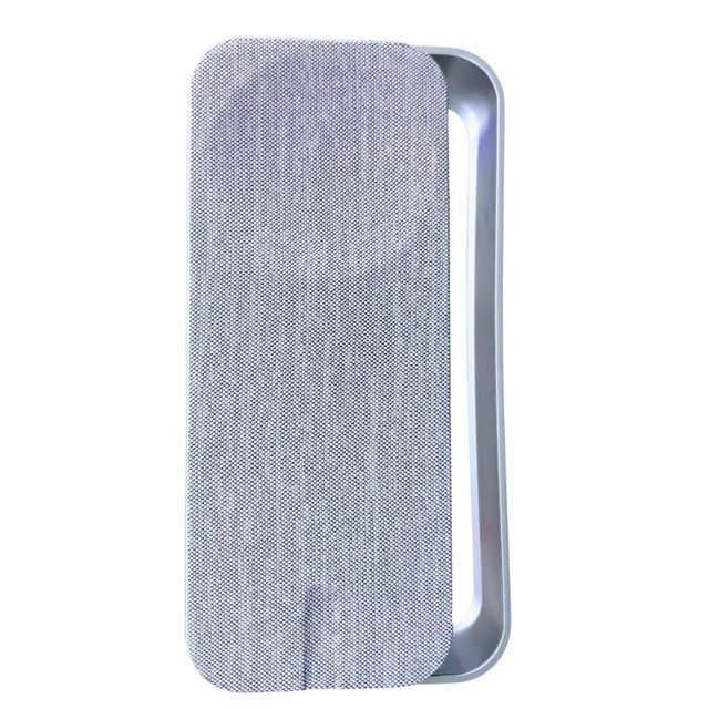 BO-02 Mini Portable Stereo Speaker with Led Light Rechargeable Fabric Speaker for Daily Use