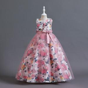 2023 spettacolo Vintage festa prima <span class=keywords><strong>damigella</strong></span> d'onore abbigliamento per bambini abito da sposa <span class=keywords><strong>bambina</strong></span> bambino Vestido adolescente - Product Image 6