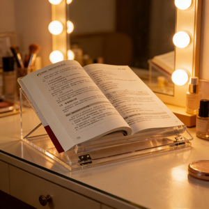 Support de livre de recettes en acrylique transparent, porte-recettes transparent pour la cuisine et le bureau - Product Image 2