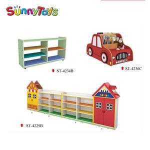 中古幼稚園家具就学前家具保育園キャビネット木製数学ワークブック - Product Image 2