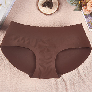 Wholesale XXL <strong>Size</strong> Menstrual Period Panties Solid Pattern Padded Underwear with Insert Pads for Women - Product Image 3