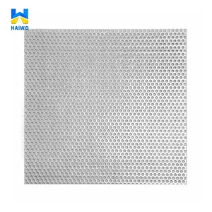 AISI 410 403 410S 420 420F 430 430F Customized Laser cutting and punching 10mm round hole stainless steel perforated plate