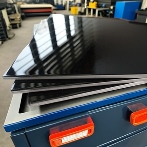 Thời tiết kháng hai mặt cao bóng đen 5mm <span class=keywords><strong>ABS</strong></span> tấm nhựa Hội Đồng Quản trị với Carbon phim cắt dịch vụ tùy chỉnh kích thước - Product Image 4