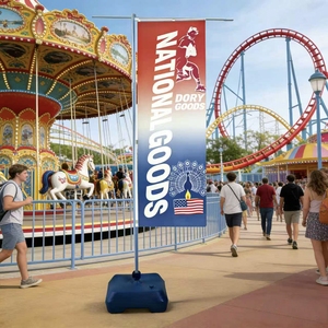 ระบบเสาธงเกรดเชิงพาณิชย์ขนาด 3 เมตร พร้อมฐานน้ำแบบถอดได้และดีไซน์ประกอบง่าย - Product Image 3