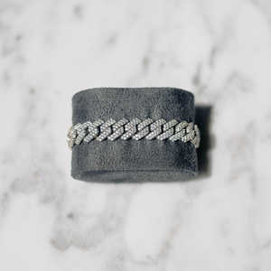 Pulsera de Eslabones de Aleación de 12mm con Cierre de Caja, Unisex, Joyería de Boda de Moda, Estilo Hip Hop Lujoso, Venta al por Mayor, 45g - Product Image 2