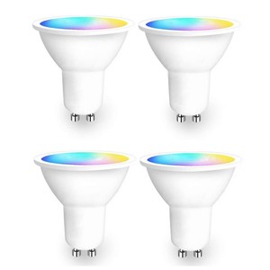 Bombillas LED Inteligentes GU10 WiFi RGB C+W Blancas de 5W, Regulables, Control Remoto Smart Life Tuya, Compatibles con Alexa/Google para Uso Doméstico - Product Image 3