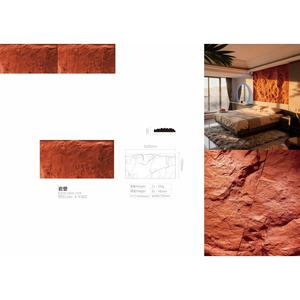 텍스처 유연한 소프트 타일 장식용 소프트 포세린 소프트 타일 야외 석재 타일 벽 패널 - Product Image 4