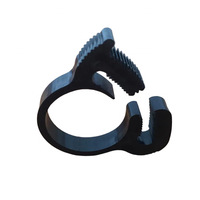 Collier de serrage en plastique à ressort fixe pour raccord de tuyau de baignoire, 3,8-27,6 mm