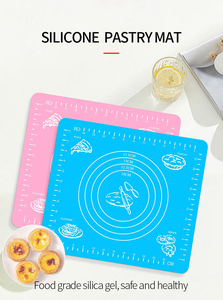 Wholesale Bakeware <b>Rolling</b> Tools Silicone <b>Rolling</b> Dough <b>Mat</b> Non-slip Easy Cleaning Pure Silicone <b>Mat</b> for Cook - Product Image 6