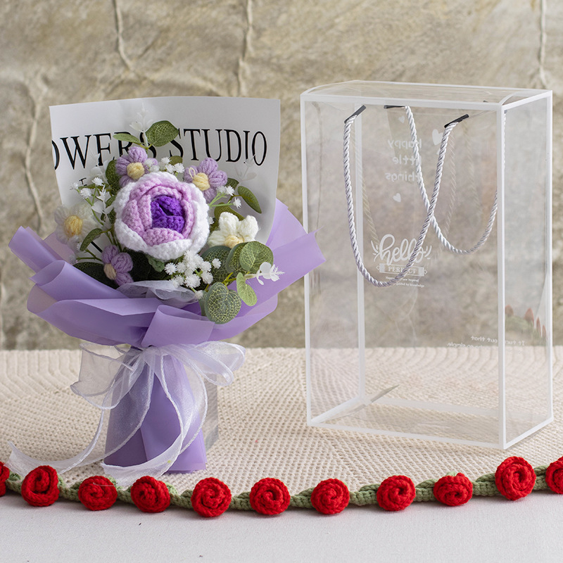 Rose violette dégradée - Boîte pour animaux de compagnie moyenne