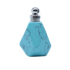 도매 천연 로즈 쿼츠 크리스탈 향수 병 디퓨저 치유 보석 여자 독특한 아로마 테라피 선물 - Product Image 3