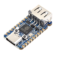 Placa de Desarrollo Mini USB Waveshare RP2350-USB-A Basada en el Microcontrolador Raspberry Pi de Doble Núcleo y Doble Arquitectura RP2350
