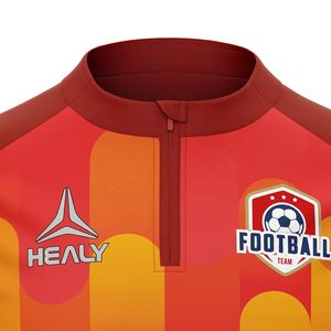Ropa deportiva ajustada para hombre, conjunto de chándal de fútbol, impresión por sublimación personalizada, diseño de alta calidad, tu propio chándal - Product Image 3
