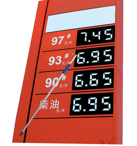 Nhà Máy Giao Hàng bảng hiển thị từ xăng dầu dấu hiệu Giá hiển thị từ lật bảng kỹ thuật số cho doanh số bán hàng - Product Image 3