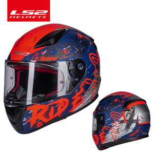 Casque de <span class=keywords><strong>moto</strong></span> LS2 FF353 Rapid, nouvelle arrivée, casque <span class=keywords><strong>moto</strong></span> certifié ECE, matériau ABS, fermeture rapide pour la course sur route - Product Image 2