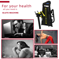 GYM utiliser glute machine broche équipement chargé jambe fessier machine usine kick back machine