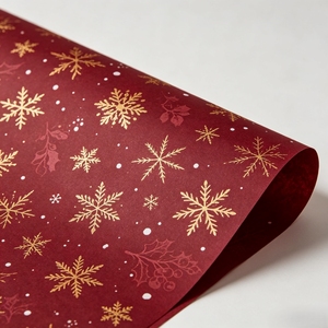 Red <strong>Green</strong> Packaging <strong>Paper</strong> Holiday Party Favor Gift Wrapping <strong>Paper</strong> Custom Color Printing Christmas <strong>Tissue</strong> <strong>Paper</strong> - Product Image 1