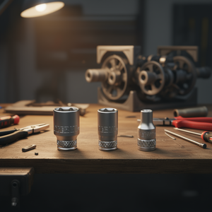 Fervi Hexagon <b>Socket</b> Wrench Normal Series 6mm 8mm 10mm Chrome Vanadium Steel - Product Image 3