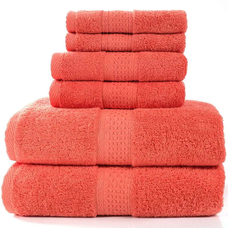 Europe Styles Cotton Ultra Sof Anti Fade 3 Pieces Bath Towel Set