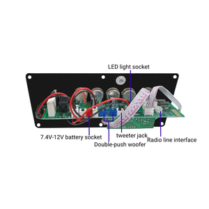 7.4V lithium có thể sạc lại pin mini khuếch đại cho nhà xe cho <span class=keywords><strong>Bluetooth</strong></span> Loa siêu trầm chức năng ghi âm <span class=keywords><strong>Receiver</strong></span> & - Product Image 5