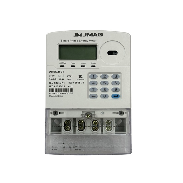 JMAO OEM Telecom DLMS/COSEM Tamper-Proof 3GPP Release 13/14 Narrowband NB-IoT Prepaid Single Phase Energy Meter ISO9001