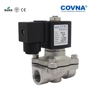 COVNA B2B ลดราคาพิเศษ วาล์วโซลินอยด์ 12V 24V แบบ 2 ทาง ขนาด 1/2 นิ้ว สำหรับน้ำและแก๊ส - Product Image 4