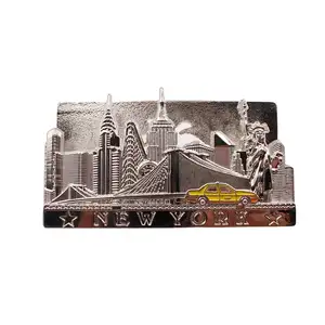 Customized Desktop Metal Business Card Holder Desk Card Stander Metal Craft Gift