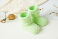Chaussettes antidérapantes jetables en tricot pour bébé, 100 % coton, respirantes, écologiques, fines et décontractées pour l'été
